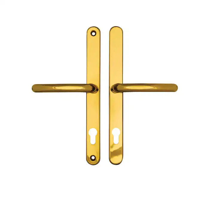 Universal Lever Lever UPVC Multipoint Door Handles - 92mm PZ Sprung 265mm Screw Centres