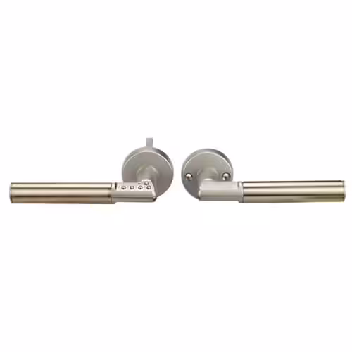 Codehandle Digital Lever on round Rose Furniture 1 Codehandle Digital Lever on round Rose Furniture