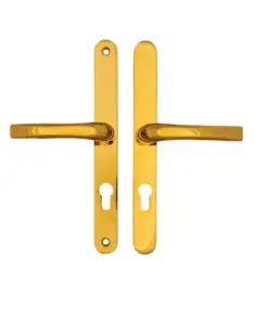 Lever Lever UPVC Multipoint Door Handles - 70mm PZ Unsprung 240mm Screw Centres - Top Screw to Spindle 105mm