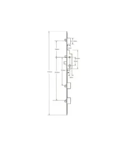 Elite Heritage Latch Deadbolt 3 Hooks Key Wind Multipoint Door Lock