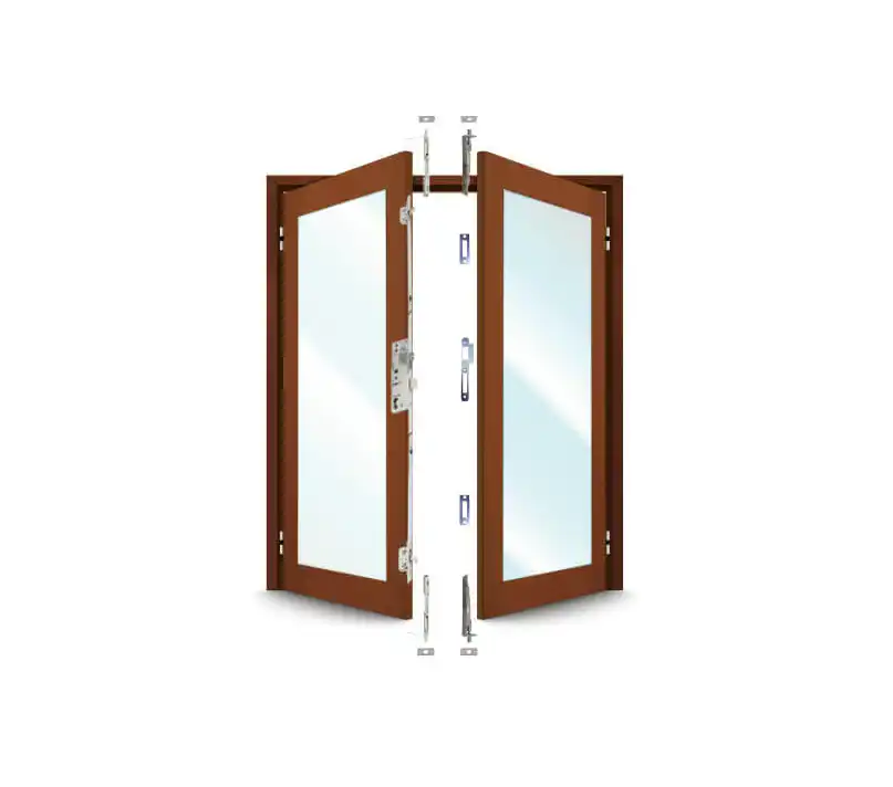 5345 French Door Kit For a pair of plain meeting style timber doors