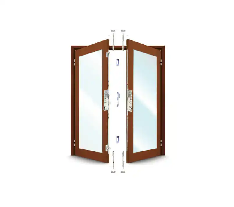 5345 French Door Kit for a pair of rebated timber doors