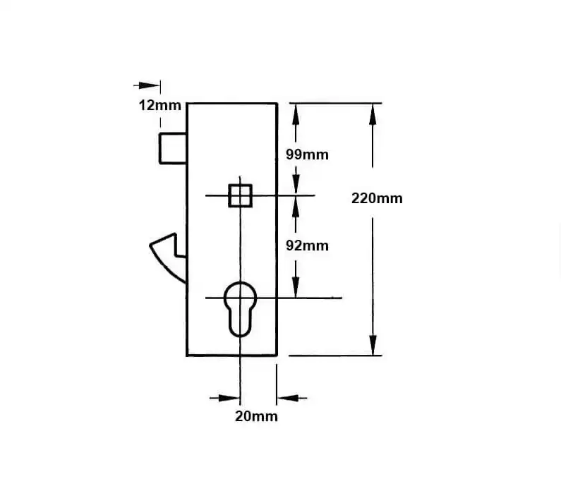 Hookbolt Genuine Multipoint Gearbox - Lift Lever or Split Spindle