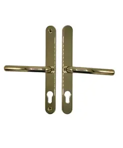 Farnham Lever Lever UPVC Multipoint Door Handles - Without Snib 68mm PZ Sprung 215mm Screw Centres