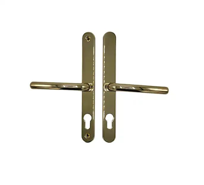 Farnham Lever Lever UPVC Multipoint Door Handles - Without Snib 68mm PZ Sprung 215mm Screw Centres