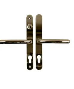 Farnham Lever Lever UPVC Multipoint Door Handles - With Snib 68mm PZ Sprung 215mm Screw Centres