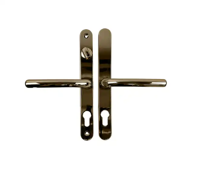 Farnham Lever Lever UPVC Multipoint Door Handles - With Snib 68mm PZ Sprung 215mm Screw Centres