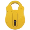 Fire Brigade FB14 Open Shackle Yellow Padlock