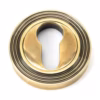 From The Anvil Round Euro Escutcheon - Beehive (LEAD TIME: 2-3 DAYS)