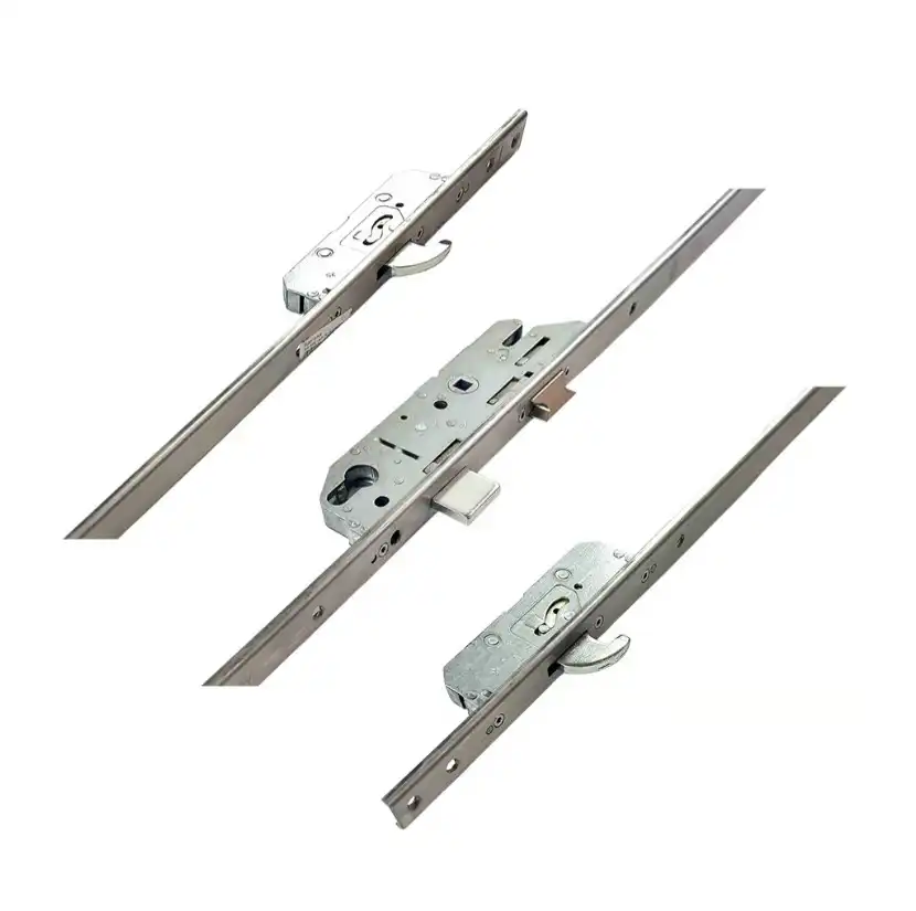 Latch Deadbolt 2 Hook Bolts Keywind Multipoint Door Lock