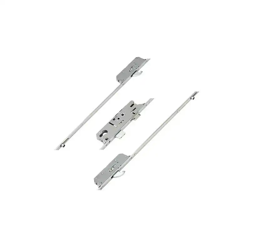 856 Type 3 Latch Deadbolt 2 Rollers 2 Hooks Lift Lever Multipoint Door Lock (top hook to spindle = 730mm)