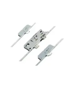 859 Type 4 Latch Deadbolt 2 Hooks Split Spindle Multipoint Door Lock - 16mm Faceplate (top hook to spindle = 730mm)