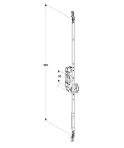 870 Emergency Exit Passive Panic Multipoint Door Lock