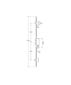 Key Wind Latch 3 Deadbolts Multipoint Door Lock