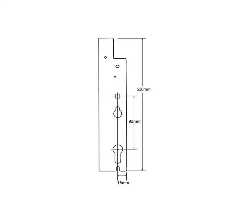 XL Lift Lever Passive Lock