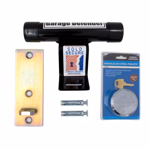 Garage Door Defender With Padlock SAS