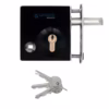 Bolt on Gate Lever Operated Deadlocking Latch - Suits 40mm - 60mm Box Sections