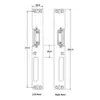 UPVC Latch and Deadbolt Keep