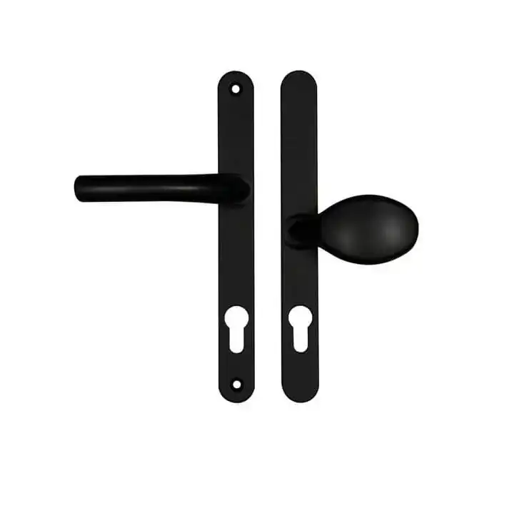 Atlanta Lever Moveable Pad UPVC Multipoint Door Handles - 92mm/62mm PZ Sprung 215mm Screw Centres