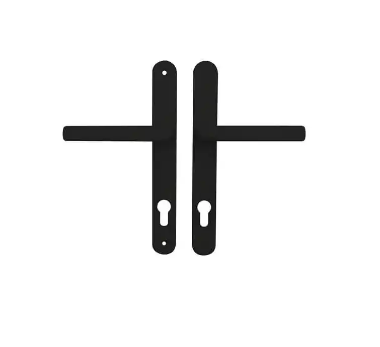 Birmingham Sprung Lever Lever UPVC Multipoint Door Handles - 92mm PZ 215mm Screw Centres