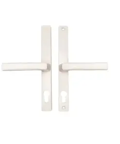 London Lever Lever UPVC Multipoint Door Handles - 70mm PZ Unsprung 215mm Screw Centres
