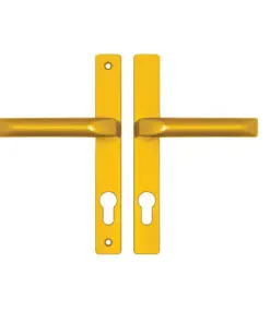 London Lever Lever UPVC Multipoint Door Handles - 72mm PZ Unsprung 180mm Screw Centres