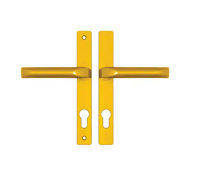 London Lever Lever UPVC Multipoint Door Handles - 72mm PZ Unsprung 180mm Screw Centres
