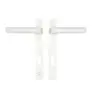 London Lever Lever UPVC Multipoint Door Handles - 92mm PZ Unsprung 122mm Screw Centres