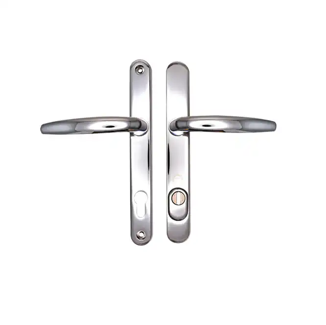 Tokyo PAS24 Lever Lever UPVC Multipoint Door Handles - 92mm PZ Sprung 215mm Screw Centres