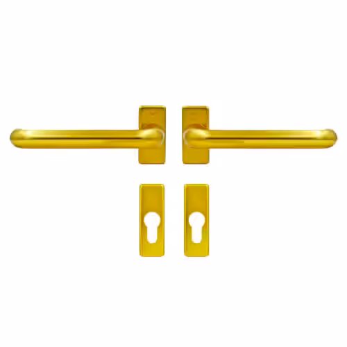 Paris Handle Set for Patio Doors with Escutcheons