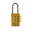 20mm Open Shackle Combination Brass Luggage Padlock