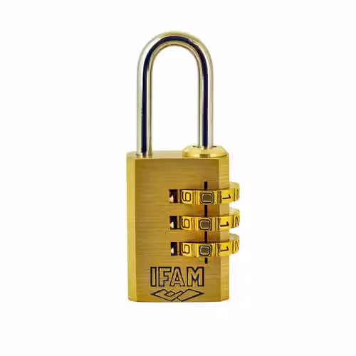 20mm Open Shackle Combination Brass Luggage Padlock