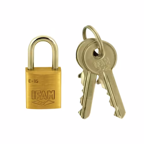 Series 15mm Open Shackle Brass Padlock
