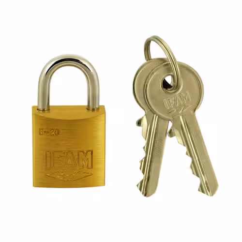 Series 20mm Open Shackle Brass Padlock