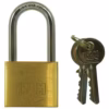 Series 30mm Long Shackle Brass Padlock