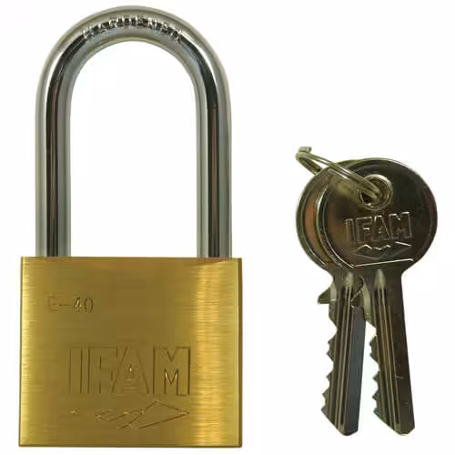 Series 30mm Long Shackle Brass Padlock