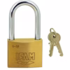 Series 50mm Long Shackle Brass Padlock