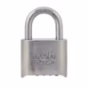 50mm Open Shackle Combination Chrome Padlock
