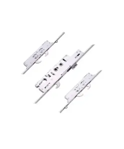 Duplex Latch 5 Hook 4 Roller Multipoint Door Lock - 16mm Faceplate Option 1 (top hook to spindle = 543mm)