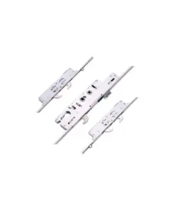 Duplex Latch 5 Hook 4 Roller Multipoint Door Lock - Double Spindle 16mm Faceplate Option 2 (top hook to spindle = 733mm)