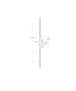 Latch Hook 4 Rollers Double Spindle Multipoint Door Lock
