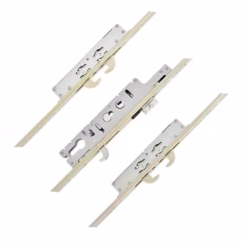 Duplex Latch 5 Hook Bifold Multipoint Door Lock for Alutek & Cortizo Doors Option 2 (top hook to spindle = 733mm)