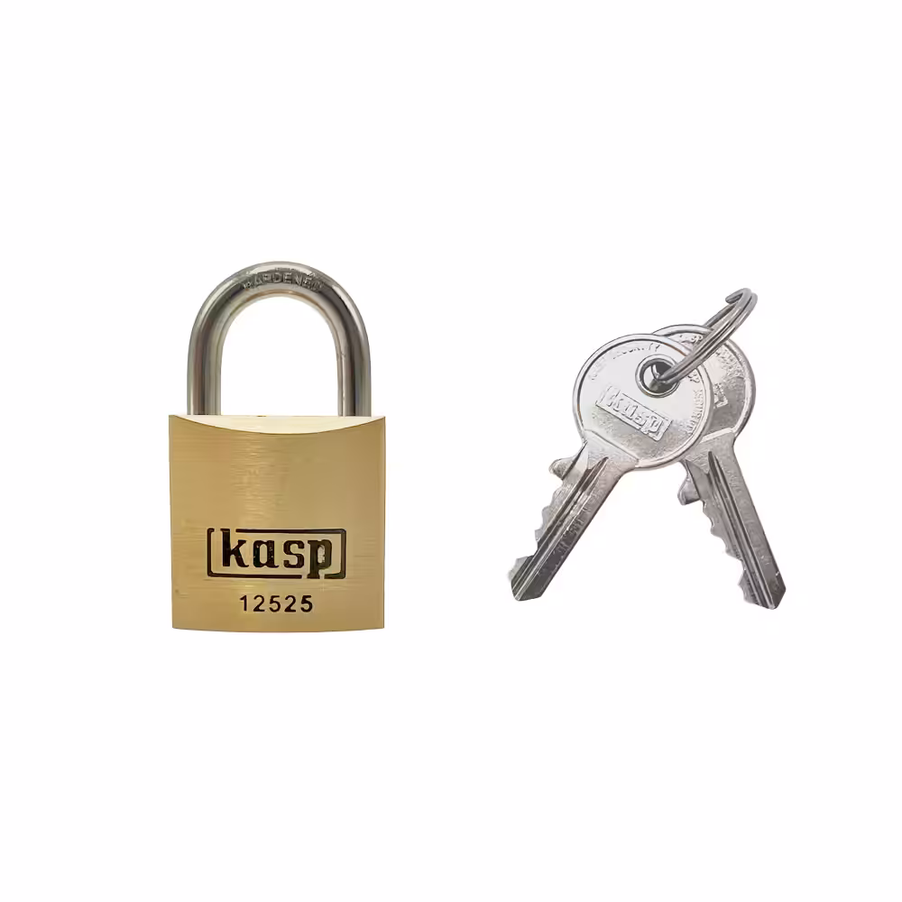 125 Series 25mm Open Shackle Brass Padlock