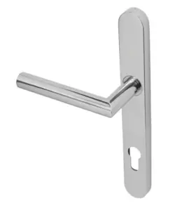 Group KM078C BLU Mitre Sprung Lever Door Handle (LEAD TIME: 2-3 DAYS)