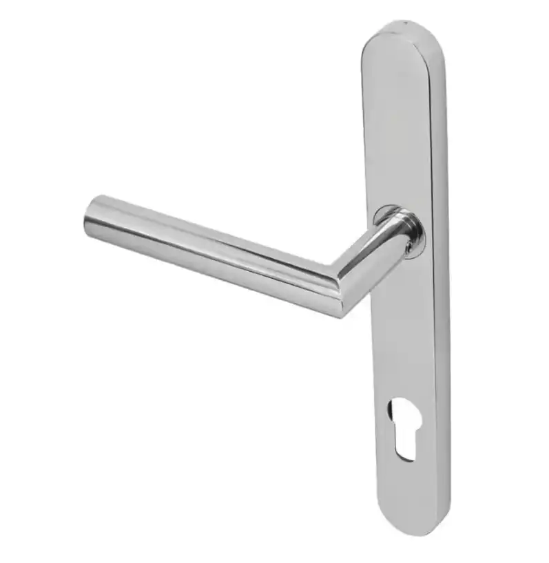 Group KM078C BLU Mitre Sprung Lever Door Handle (LEAD TIME: 2-3 DAYS)
