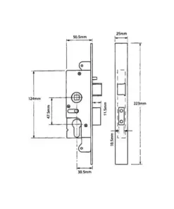 Monarch L22180 Genuine Multipoint Gearbox - Lift Lever or Split Spindle