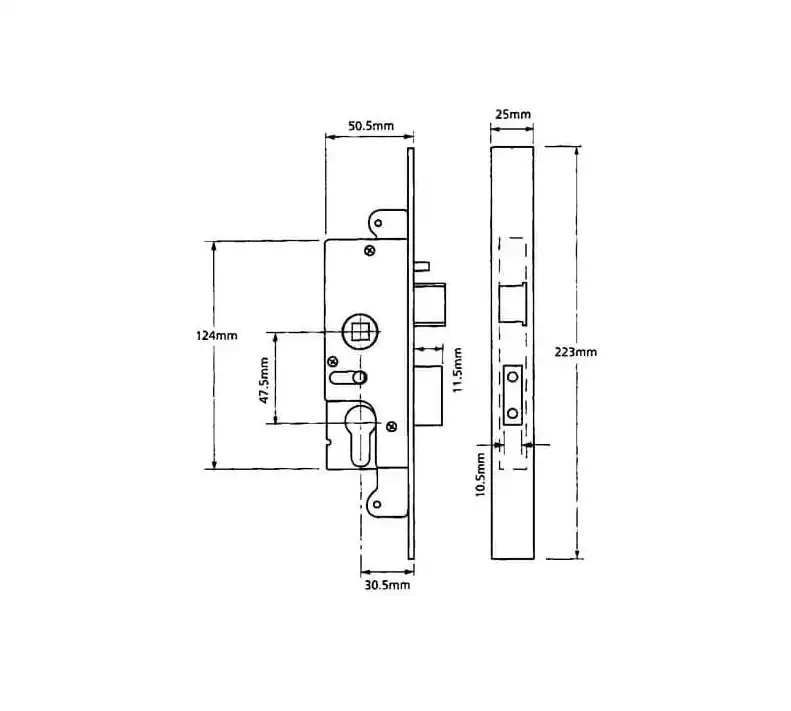 Monarch L22180 Genuine Multipoint Gearbox - Lift Lever or Split Spindle