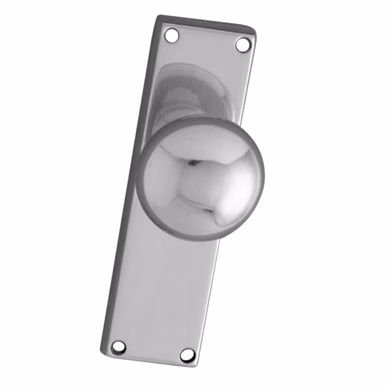 Lever on Back Plate Victorian - Knob on Backplate - Lock Handle - Size 110mm x 4Omm