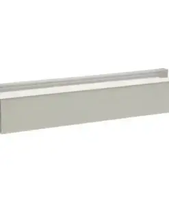 Slimline 12" Telescopic Letterplate for UPVC Doors - 40-80mm