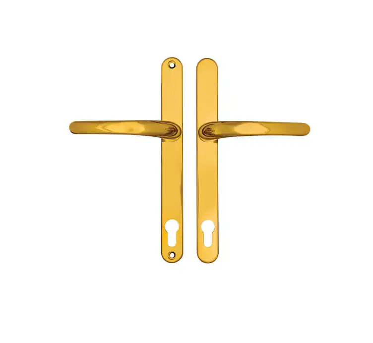 Lever UPVC Multipoint Door Handles - 117mm PZ Sprung 237mm Screw Centres